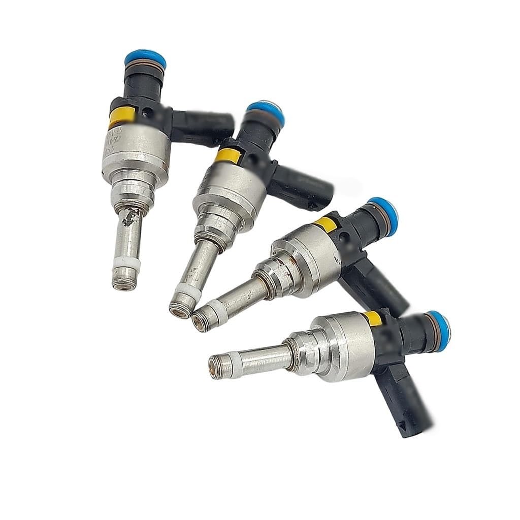Injecteurs De Carburant Lot De 4 Injecteurs De Carburant Adaptés Pour Mercedes SLK250 12-2015 Matériel De Moulage Noir Pièces Automobiles Remplacement 2710781123 Voiture Buses