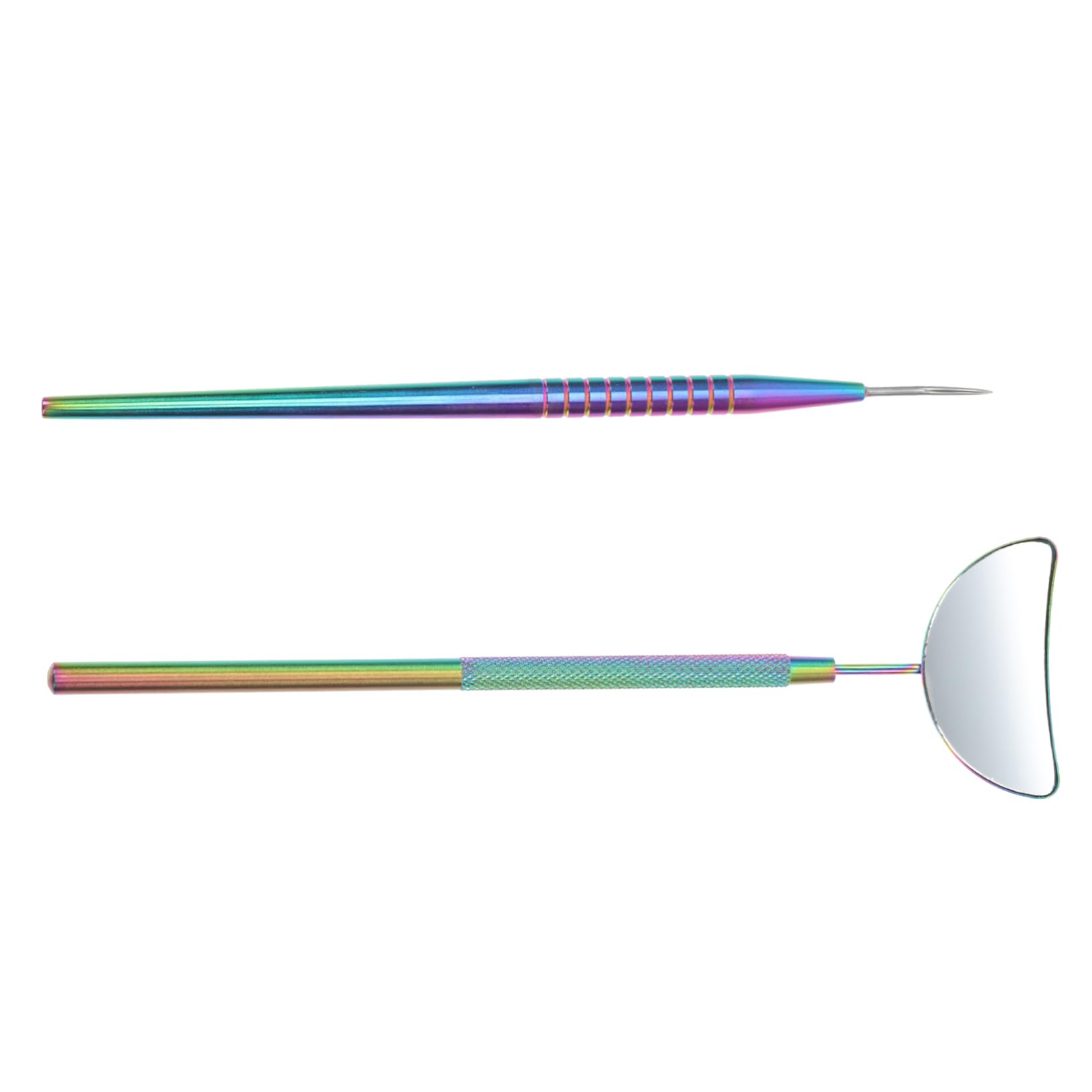 FOYTOKI Eyelash Extension Kit 2pc Lash Grafting Tools Mirror Lash Separation Tool