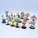 wasd Lot de 16 figurines peintes Looney Tunes Bugs Bunny Titi Oiseau Coyote Daffy Duck Action Jouets en PVC