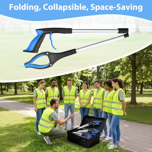 Image of 8 Pack 32 Inch Grabber Reacher Tool, Trash Grabbers, Trash Pickers