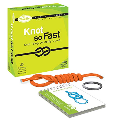 ThinkFun Brain Fitness Knot So Fast Knot Tying Game for Age 12 and Up