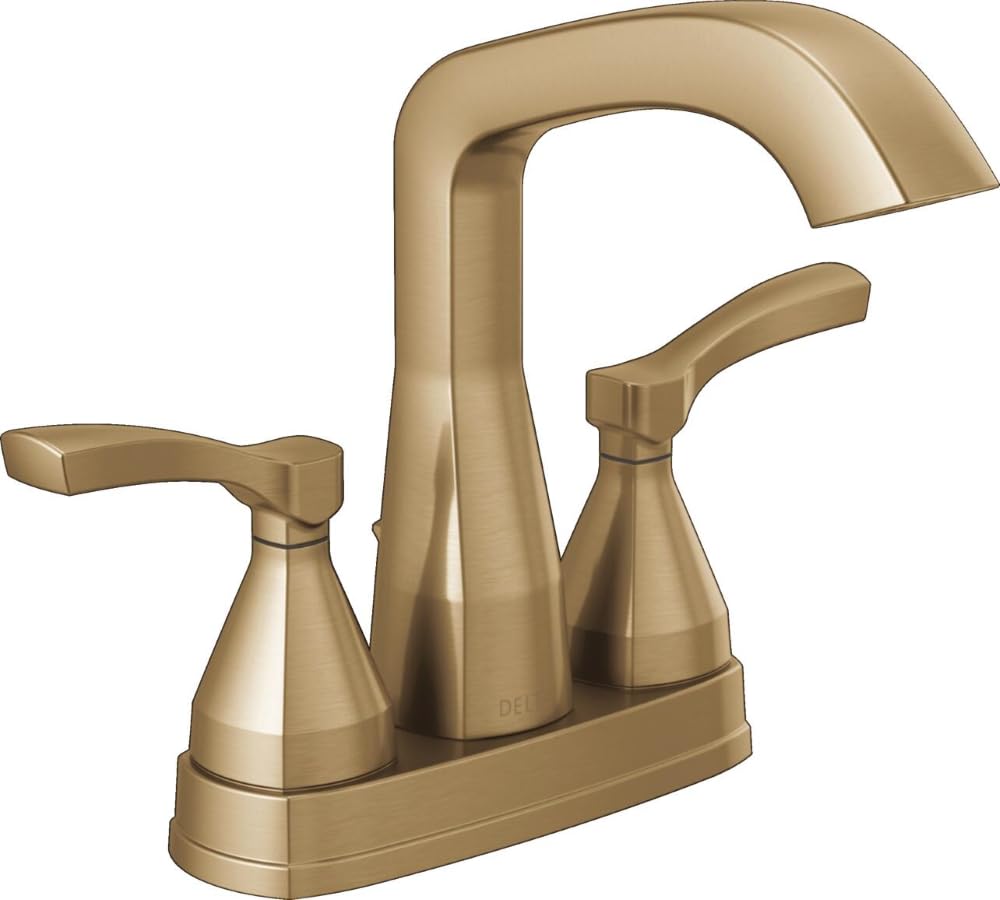 Delta Faucet Stryke Centerset Bathroom Faucet Gold Centerset Bathroom Faucet Delta Bathroom Sink Faucet Metal Drain Assembly Lumicoat