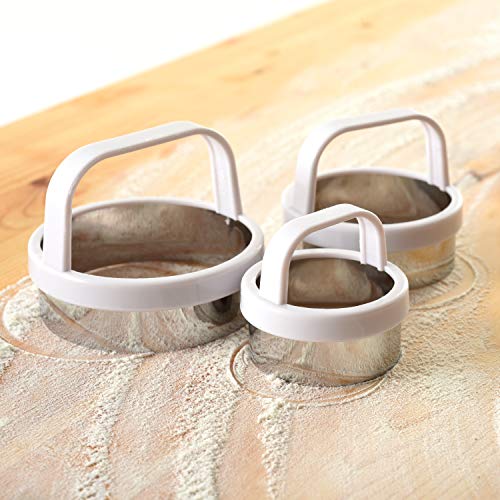 Norpro Biscuit/Cookie Cutters, Set Of 3, As Shown #TOP3