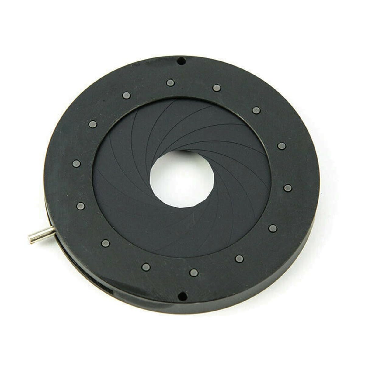 Microscope 1.5-36mm Aperture Variable Optical Diaphragm Camera Condenser Microscope Accessory 14 Blades