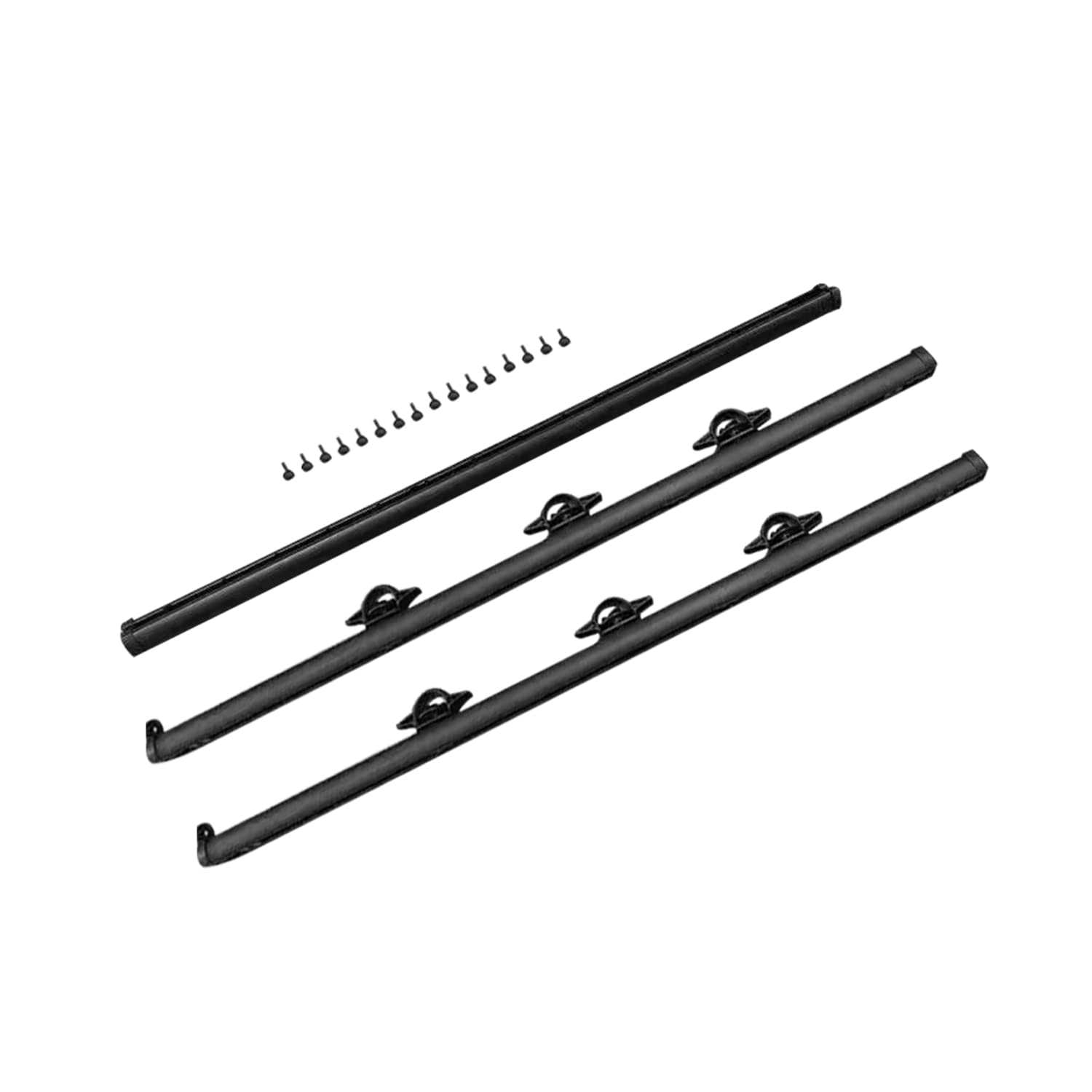 Photo 1 of Ballmers 82215956 Trail Rail System Tie Down Rails Compatible with 2020-2021 Jeep Gladiator Replace# 82215956
