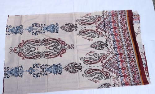 Image of SAMREEN TEXTILE Women's Cotton Floral Printed Unstitched Salwar Suit Dress Material With Dupatta