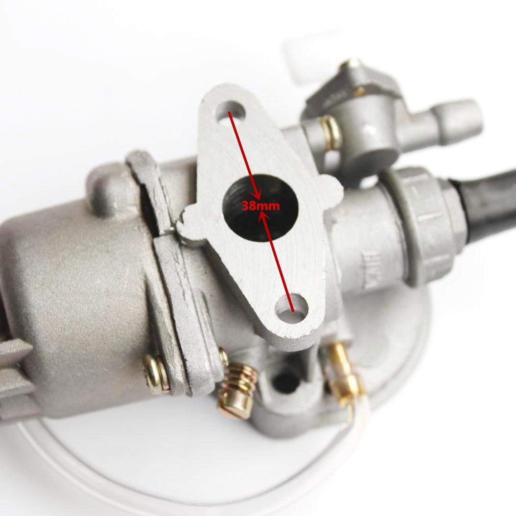 GOOFIT Kit Collettore E Carburatore Per Motori 2 Tempi 47cc-49cc - Compatibile Con Mini Moto E Decespugliatori