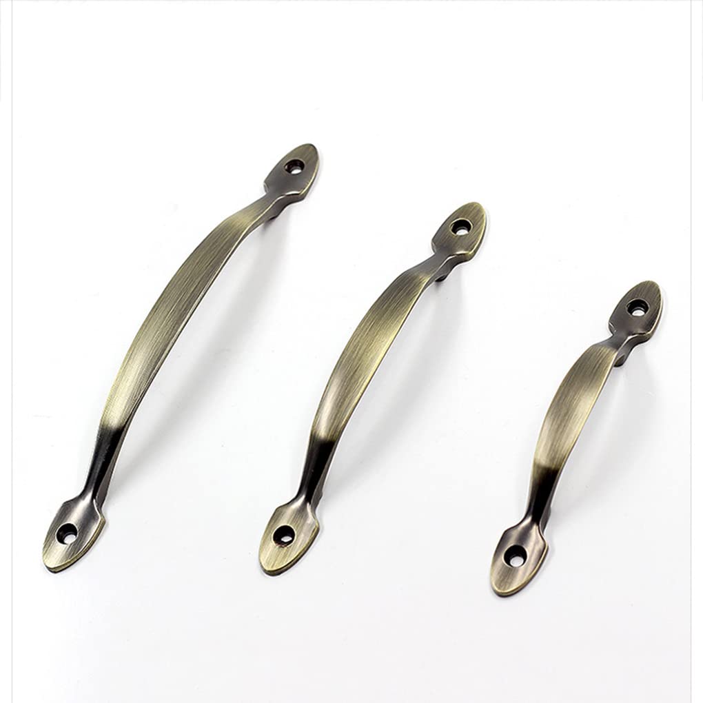Kast trekt, hardware lade handgrepen, keuken kast deurgrepen trekken, 2 stuks vintage kast deur handgrepen met schroeven, kledingkast lade trekknoppen, solide zinklegering, tuinpoort handvat voor hout