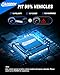 FAHREN H11/H9/H8 Light Bulb, 46000LM Super Brighter, 6500K Cool White H11 Off Road Light or Fog Light Bulbs, CANbus Ready, Pack of 2