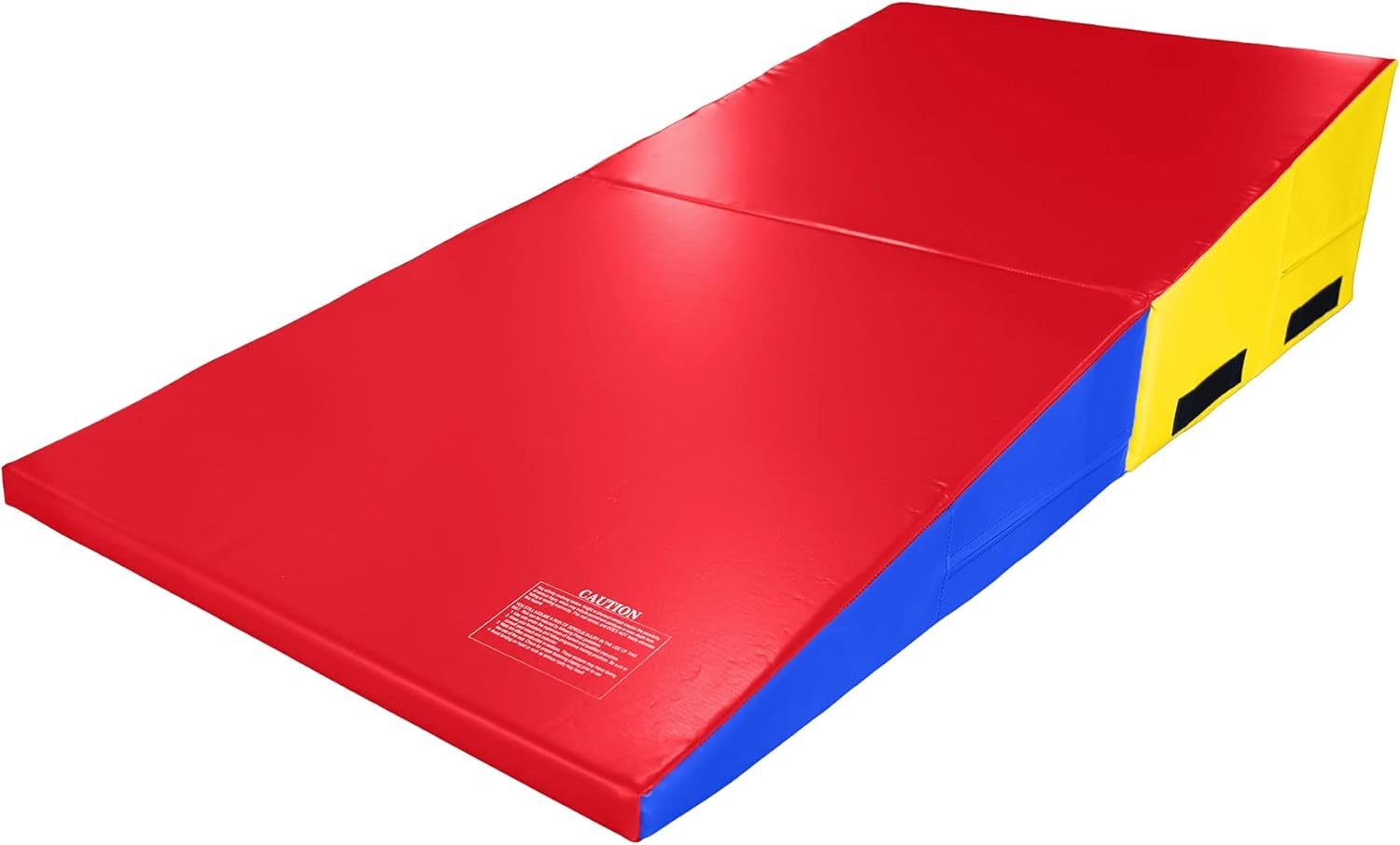 IncStores Gymnastics Wedge Mat Foldable VinylCovered Foam Gymnastics Cheese Mat for Learning