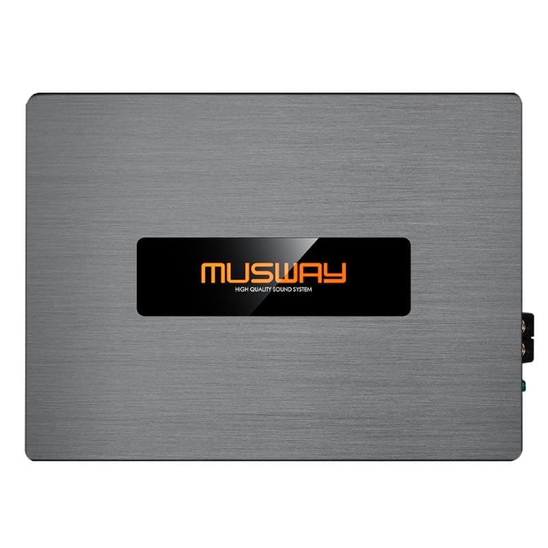 MUSWAY 8 Channel DSP and 6 Channel Amplifier, MUSWAY M6, Car Audio ...