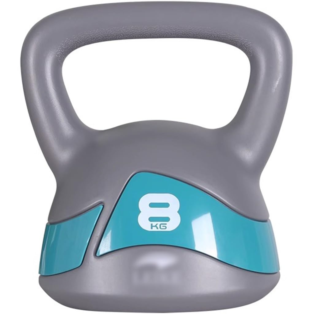 Kettlebell-Gewichte Krafttraining Für Männer Kugelhantel, Yoga-Übungen Zu Hause Sport Kugelgewicht, Keine Beschädigung des Bodens, Kniebeugen/Ausfallschritte/Heben(Green-8kg)