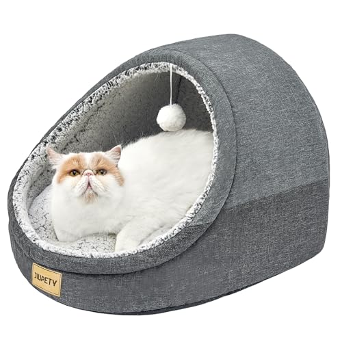 Image of Cute Cat Beds for Indoor Cats, Cat Cave Bed for Kittens,Large Cat Cave