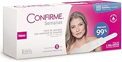 Confirme Teste De Gravidez Con Indicador De Semanas 1 Unidade