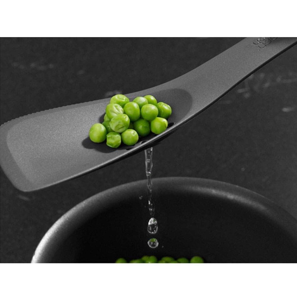 Kitchen Utensil 5-in-1 Soup Ladle Heat Resistant Spatula Spoon Nylon Multifunctional Server Non-stick