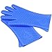 [Upgraded Version] iMagitek BBQ Grill Cooking Gloves, Best Versatile Heat Resistant Insulated Silicone Oven Gloves for BBQ Grilling, Kitchen Cooking - 14.4" Long For Extra Forearm Protection (1 Pair)