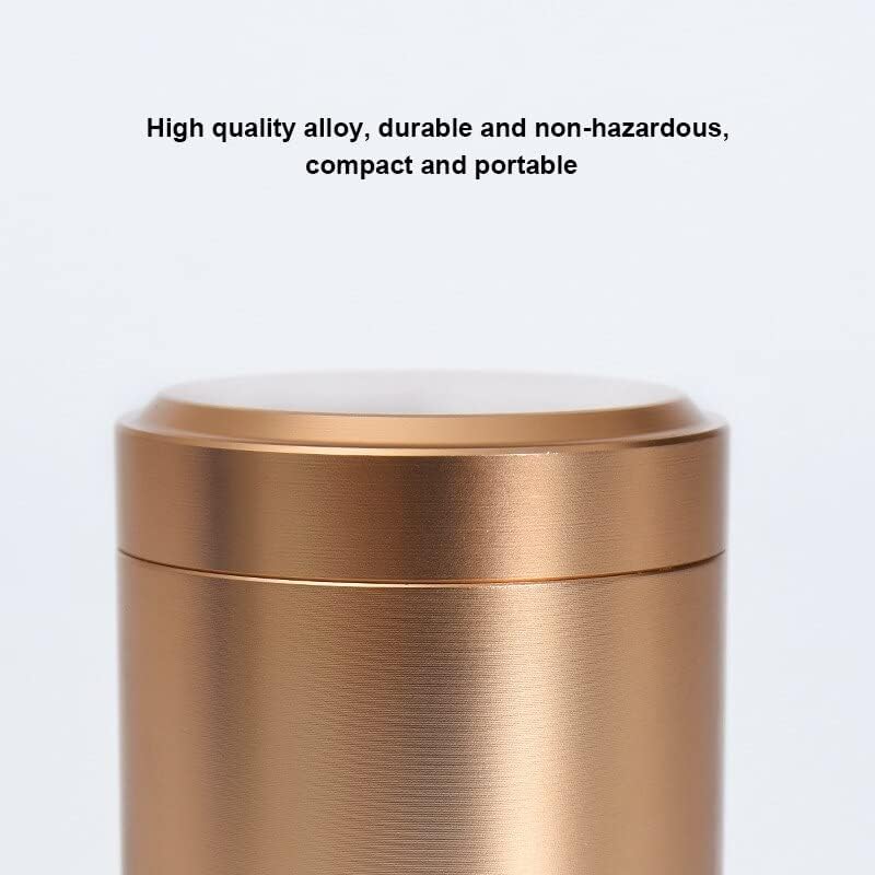 ZYYXB Tea Coffee Sugar Canisters Stylish Stainless Steel Container With Easy To Open Airtight Lids Steel Kitchen Storage Caddy Storage Organizer Jar,local tyrant gold