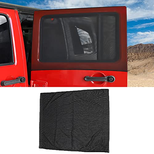 YOCTM ウインドーネット ジープ ラングラーTJ JK JL JT 1997-2022 車用サンシェード 車窓日よけ メッシュカーテン サイドガラス用 遮光カーテン 虫除け カスタム パーツ