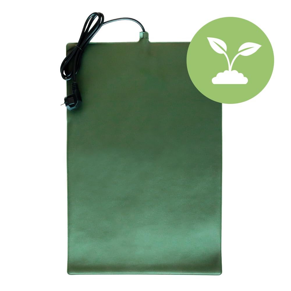 Terra Discount Comfort Heizmatte für Gewächshäuser und zur Cannabis Zucht in 10, 20, 30 & 40 Watt erhältlich - Wärmematte für EIN besseres Pflanzenwachstum (40 Watt - 40x60 cm)