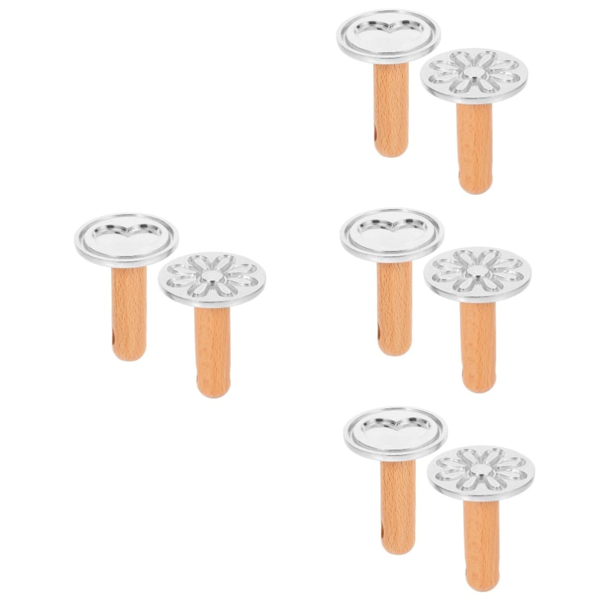 Ciieeo 8 Piezas Molde De Galletas De Galletas Para Hornear Molde Para Hornear 3D Molde Onigiri Cortadores De Galletas Sellos De Galletas Para Hornear Molde De Galletas 3D Molde De