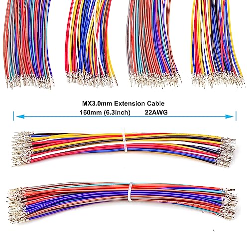 Kit de Conectores Extensor Macho y Hembra Molex 3.0mm miniatura 5