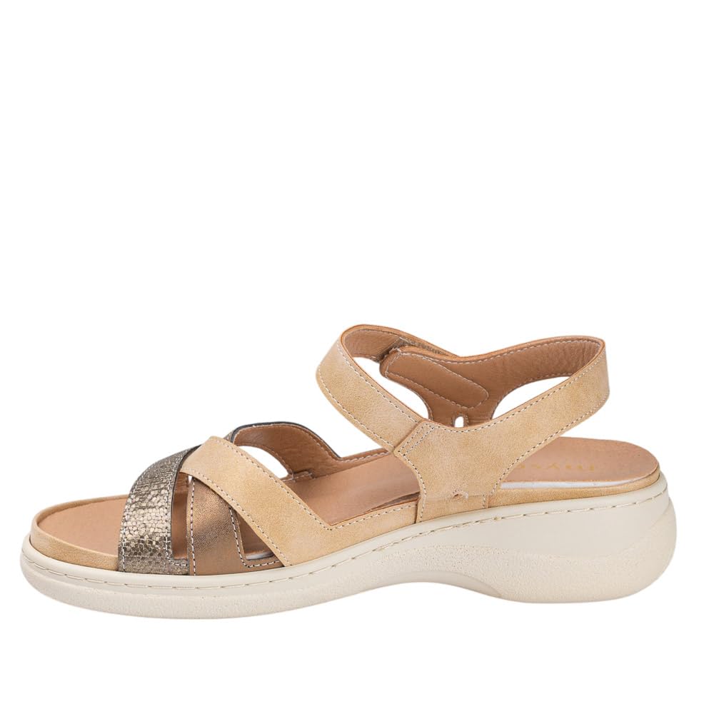 MYSOFT 044 Sandalia Plantilla Extraible Mujer