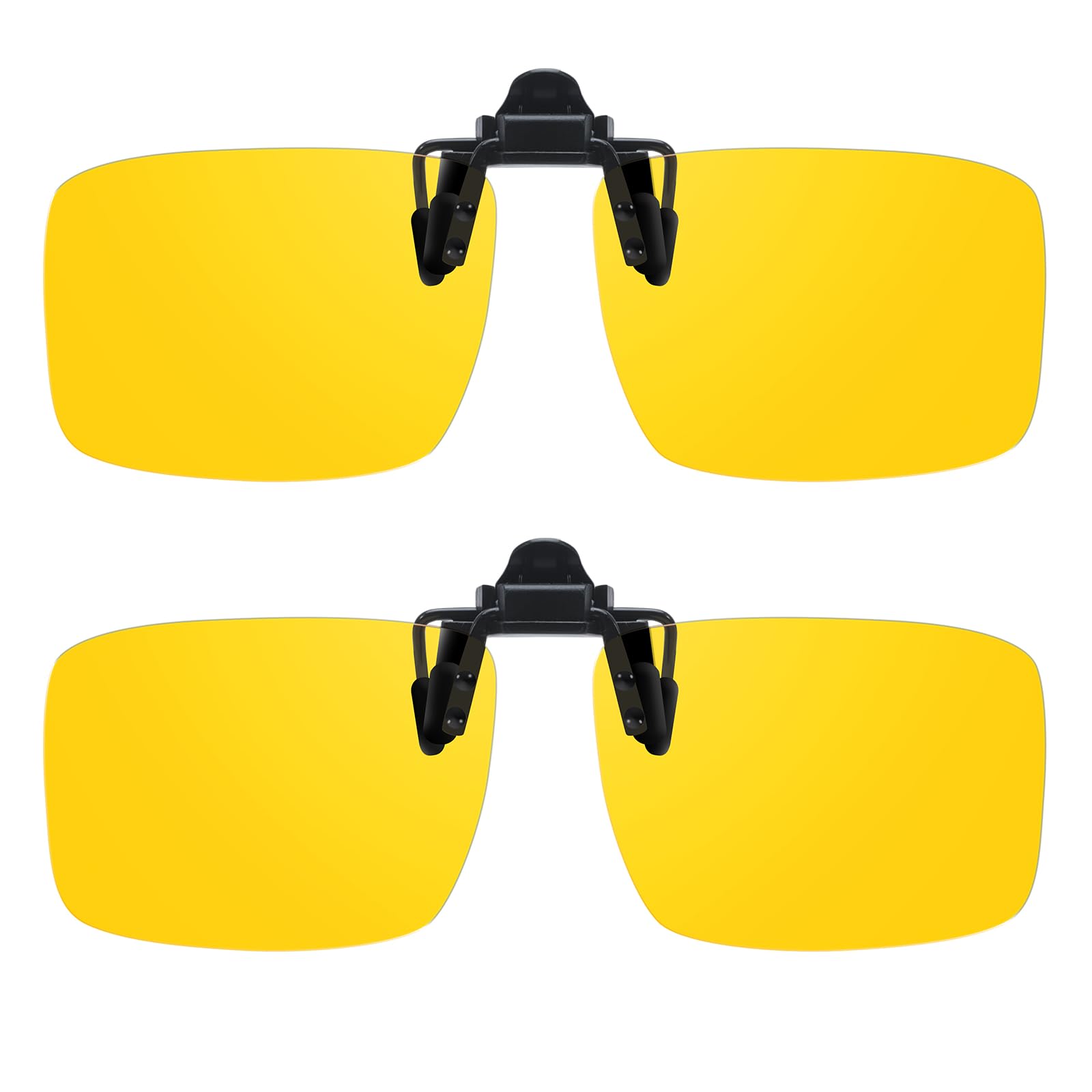 Trysee Clip On Day &amp; Night Driving Glasses Polarized Anti Glare Sunglasses TS-CO-801