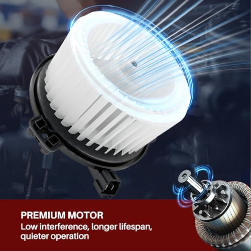 Image of 700011 AC Heater Blower Motor Fan Assembly Fit for Jeep Grand Cherokee 1999 2000 2001 5012701AB, 5015860AA