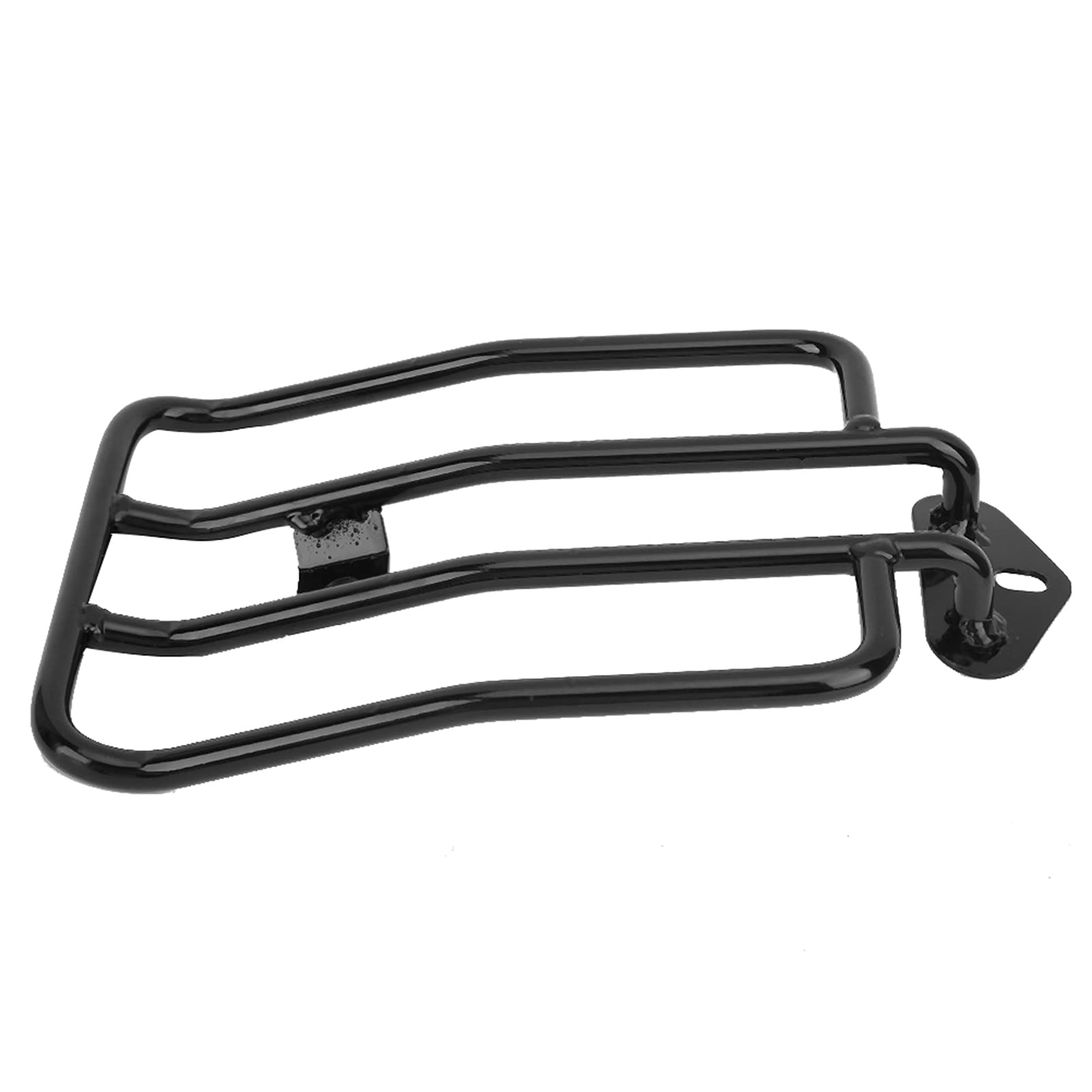 Yctze Motocyklowy bagażnik Żelazny zmodyfikowany tylny wspornik bagażnika do XL883 / 1200 X48 (czarny)