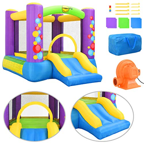 Festnight Castillo Hinchable con Tobogán Happy Hop 260x210x160 cm PVC Multicolor