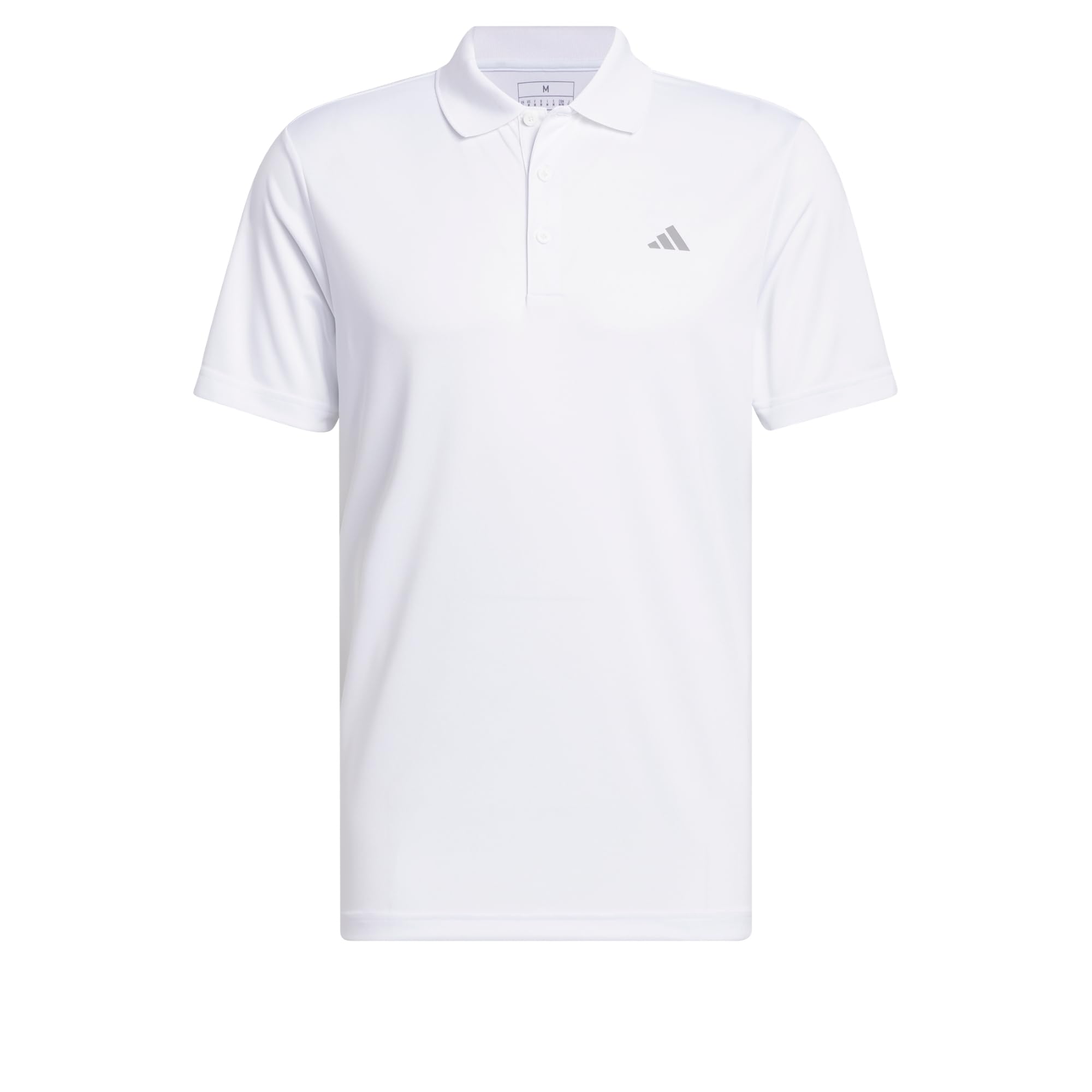 adidas Men's Mens Core Performance Polo Shirt, White, XXL