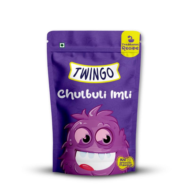 TWINGO Chulbuli Imli Candy – Tamarind & Lemon Sweet & Spicy Dehydrated Fruit Snack with Chilli Flakes & Black Pepper – 90g-image-23