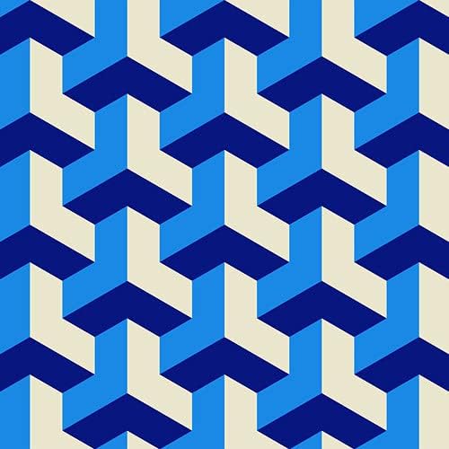 Miniatura 4 de Tablero de anuncios de corcho de 20 x 20 pulgadas. Este tablero decorativo enmarcado viene con diseño BAUS azul beige y marco blanco satinado. Ideal