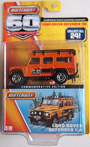 Modelo a escala Orange LAND ROVER DEFENDER 110 1:64