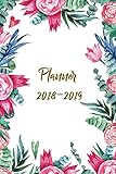 Planner 2018-2019: Two Year Planner| 24 Month ( Daily Weekly And Monthly Calendar ) For Agenda Schedule Organizer Logbook and Journal Notebook (24 Month Calendar Planners) | Natural Floral water Color Cover
