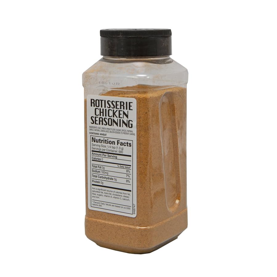 C.F. Sauer Foods Rotisserie Chicken Seasoning, 24 Ounce -- 6 per case.