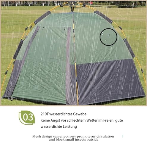 Carpa automática pop-up hexagonal para 2 personas miniatura 6