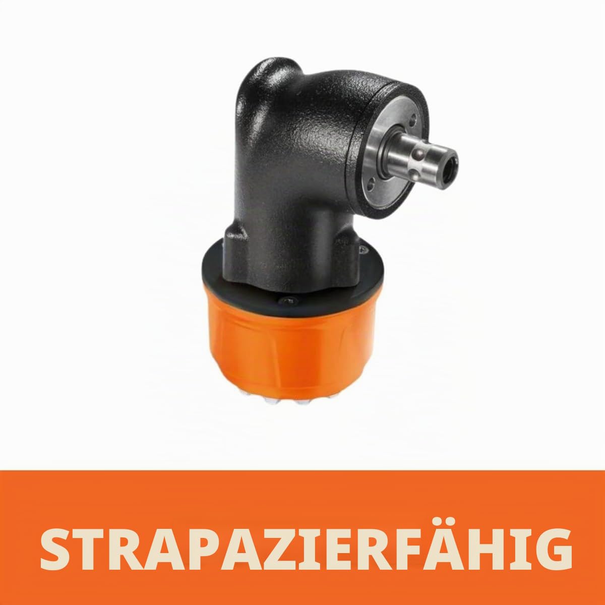 FEIN Metall-Winkelkopf zum Bohren, Gewindebohren und Schrauben in beengten Platzverhältnissen. Kompatibel mit allen FEIN Akku-Schraubern mit QuickIN/QuickIN MAX Schnittstelle
