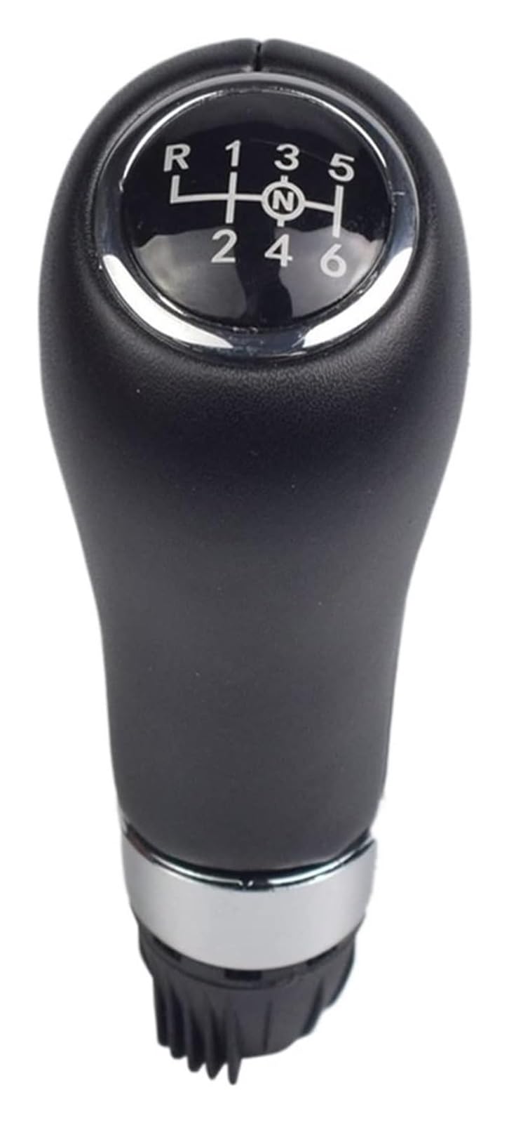 Fncvtm Black-6-Down Car Gear Knob For Benz C E Glk W202 W203 W204 C63 W207 A207 W212 E260 6 Speed Gear Shift Knob Gaiter Lever Shifter Handle Stick