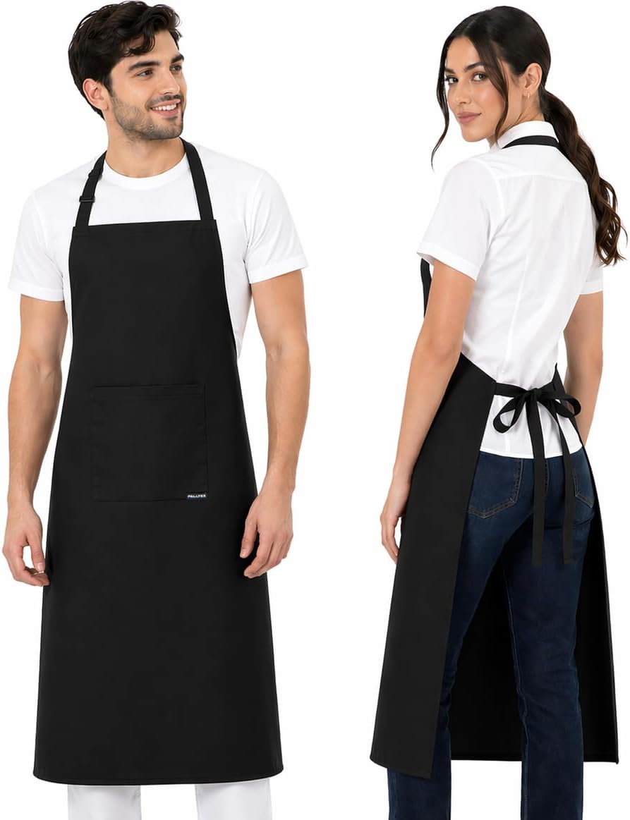 PALLTEX Borago Grembiule Cucina Donna Grembuile Cucina Uomo per Cucinare, Fai da te, Pittura, Cottura a norma EN ISO 136