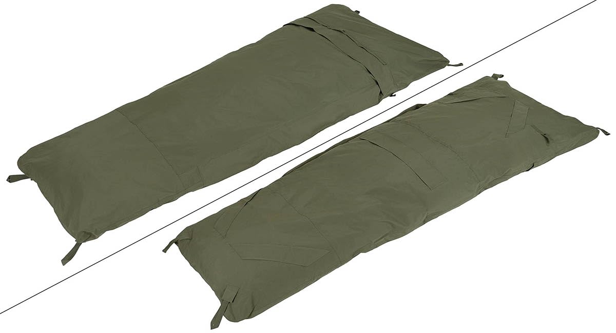 MFH Biwaksack Hooped Bivy mit Gestänge, 3-Lagen-Laminat, Wasserdicht, Atmungsaktiv, Oliv, 235 x 70/95 x 45 cm