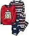 Carter's Boys 4 Pc Cotton 341g220, Print, 4T