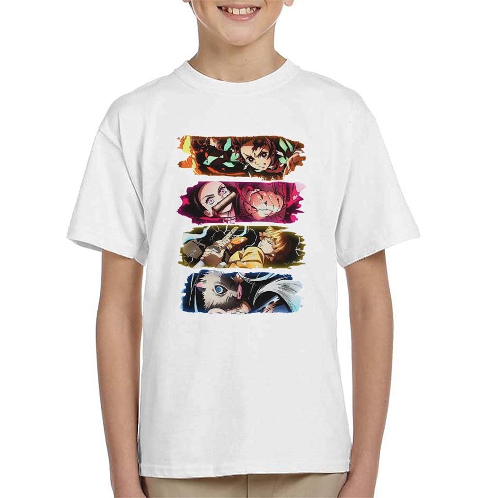 Cloud City 7Demon Slayer Montage Kid's T-Shirt