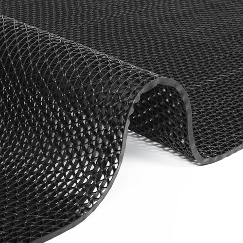 DFENG Tapis de sol de douche, de drainage, 90 x 300 cm, antidérapant, en PVC, tapis de bain, sauna, épaisseur : 5,5 mm, pour zones humides, piscine, salle de...