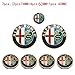 Produktbild Für Alfa Romeo Auto Logo, 74 MM Motorhaube Kofferraum Abzeichen, 40MM Lenkrad Abzeichen, 60MM Auto Rad Mittelkappe Emblem 7pcs