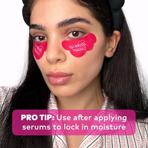 Image of Makeup Eraser Cooling Clouds Reusable Undereye Patches - Hydroactive Technology Mask Patch Pads for Tired Puffy Eyes and Wrinkles with Mini Washbag, Set of 2