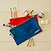 Canvas Tool Pouch with Zipper, 5 Pack, Utility Organization Bags, Heavy Duty Metal Zipper and Carabiner, by Angry Beaver