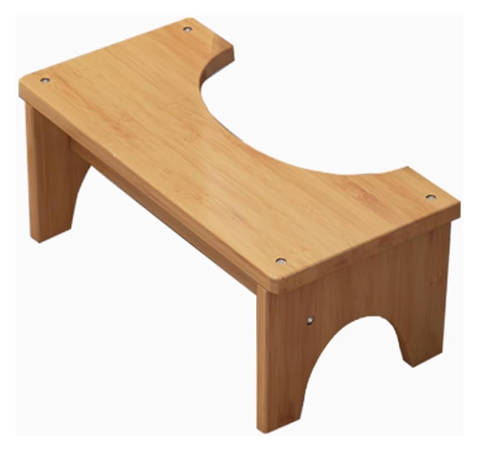 Taburete para el inodoro portátil, reposapiés de baño ergonómico y resistente