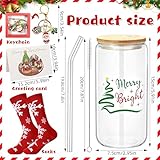 Zoom IMG-1 leonshco bicchieri natalizi vetro con Zoom IMG-1 leonshco bicchieri natalizi vetro con