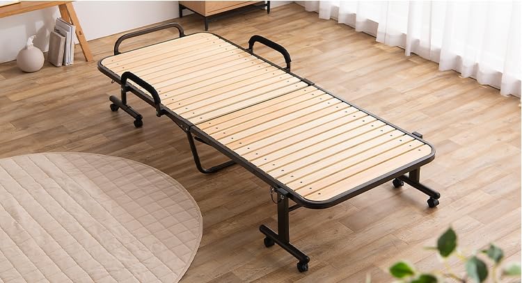 Amazon｜折りたたみすのこベッド 折りたたみベッド セミシングル